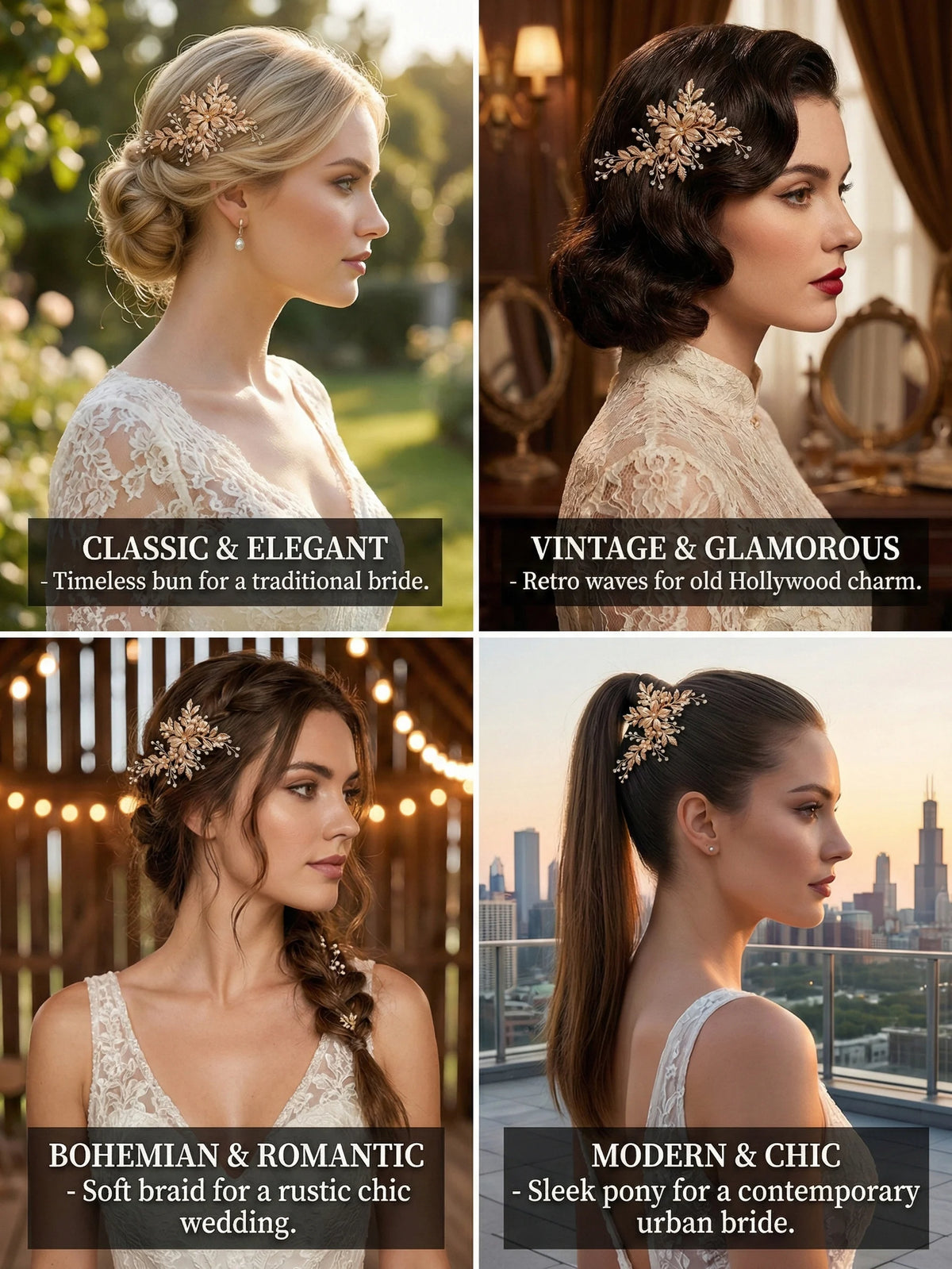 Luxury Flower Claw Hair Clip