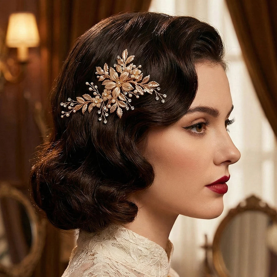 Luxury Flower Claw Hair Clip