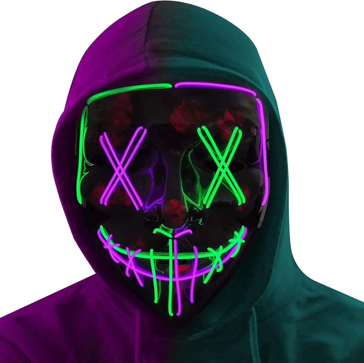 Poptrend Halloween Mask LED Light up