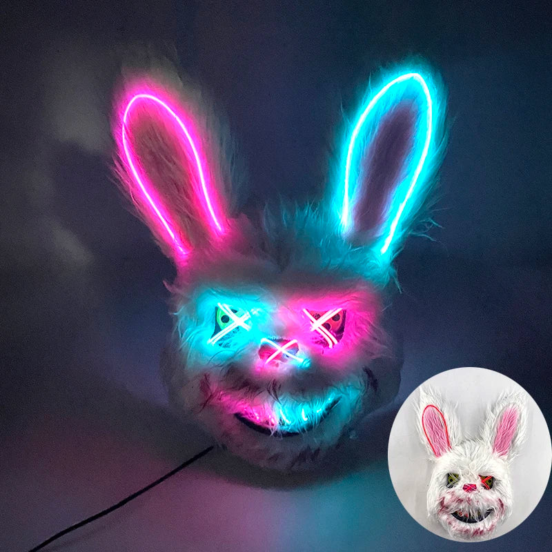 LED Bloody Rabbit Mask