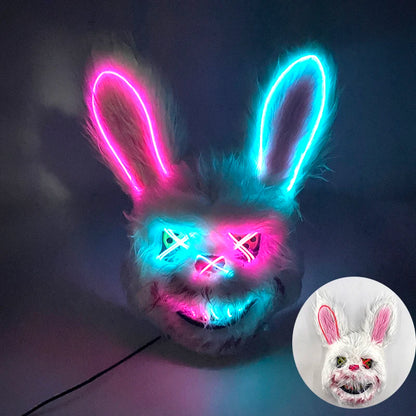 LED Bloody Rabbit Mask