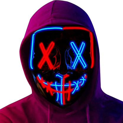 Poptrend Halloween Mask LED Light up