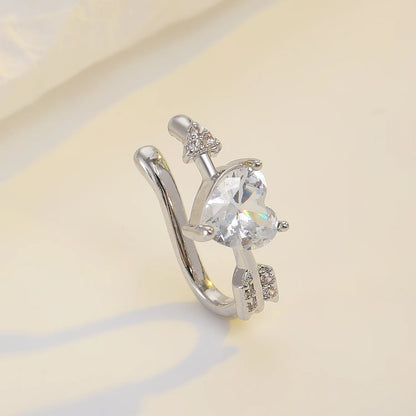 3Pcs Set Shiny Angel Wings Ear Studs