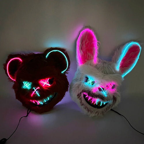 LED Bloody Rabbit Mask