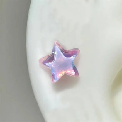 3Pcs Set Shiny Angel Wings Ear Studs