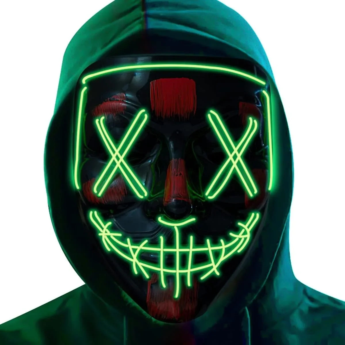 Poptrend Halloween Mask LED Light up
