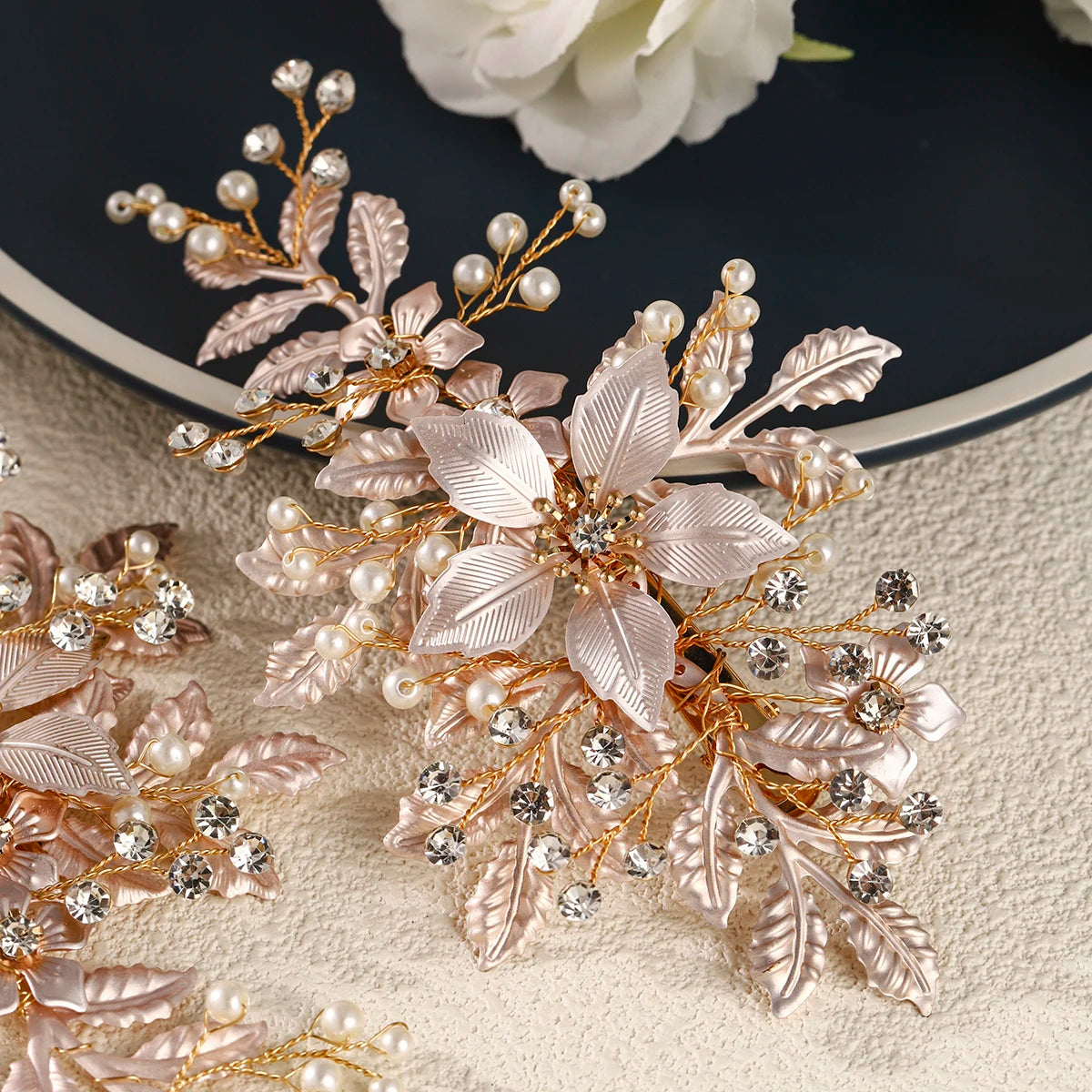Luxury Flower Claw Hair Clip