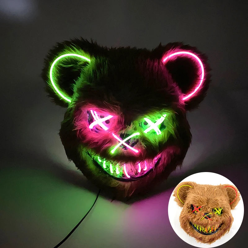 LED Bloody Rabbit Mask