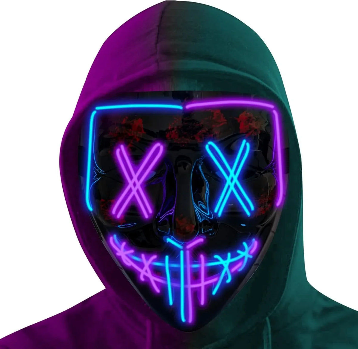 Poptrend Halloween Mask LED Light up