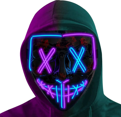 Poptrend Halloween Mask LED Light up