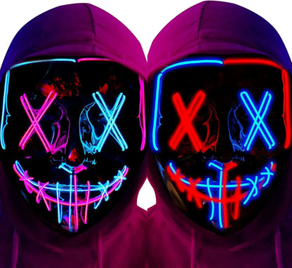 Poptrend Halloween Mask LED Light up