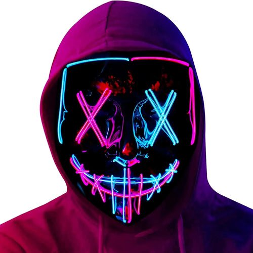 Poptrend Halloween Mask LED Light up
