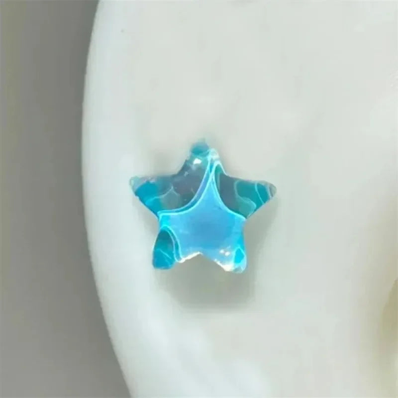 3Pcs Set Shiny Angel Wings Ear Studs