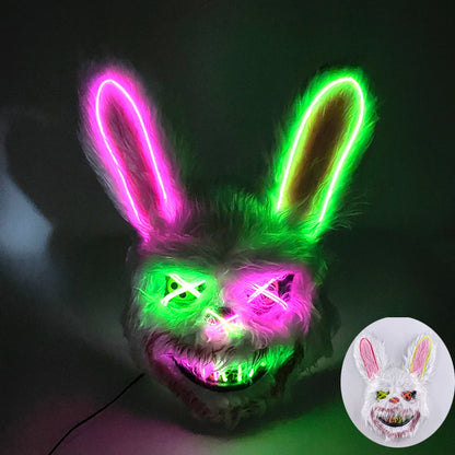 LED Bloody Rabbit Mask