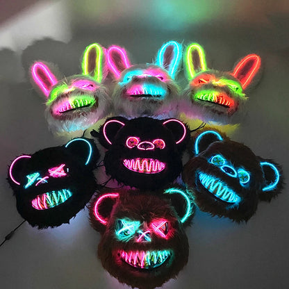 LED Bloody Rabbit Mask