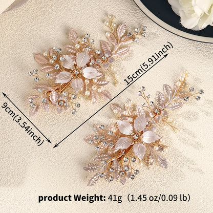 Luxury Flower Claw Hair Clip