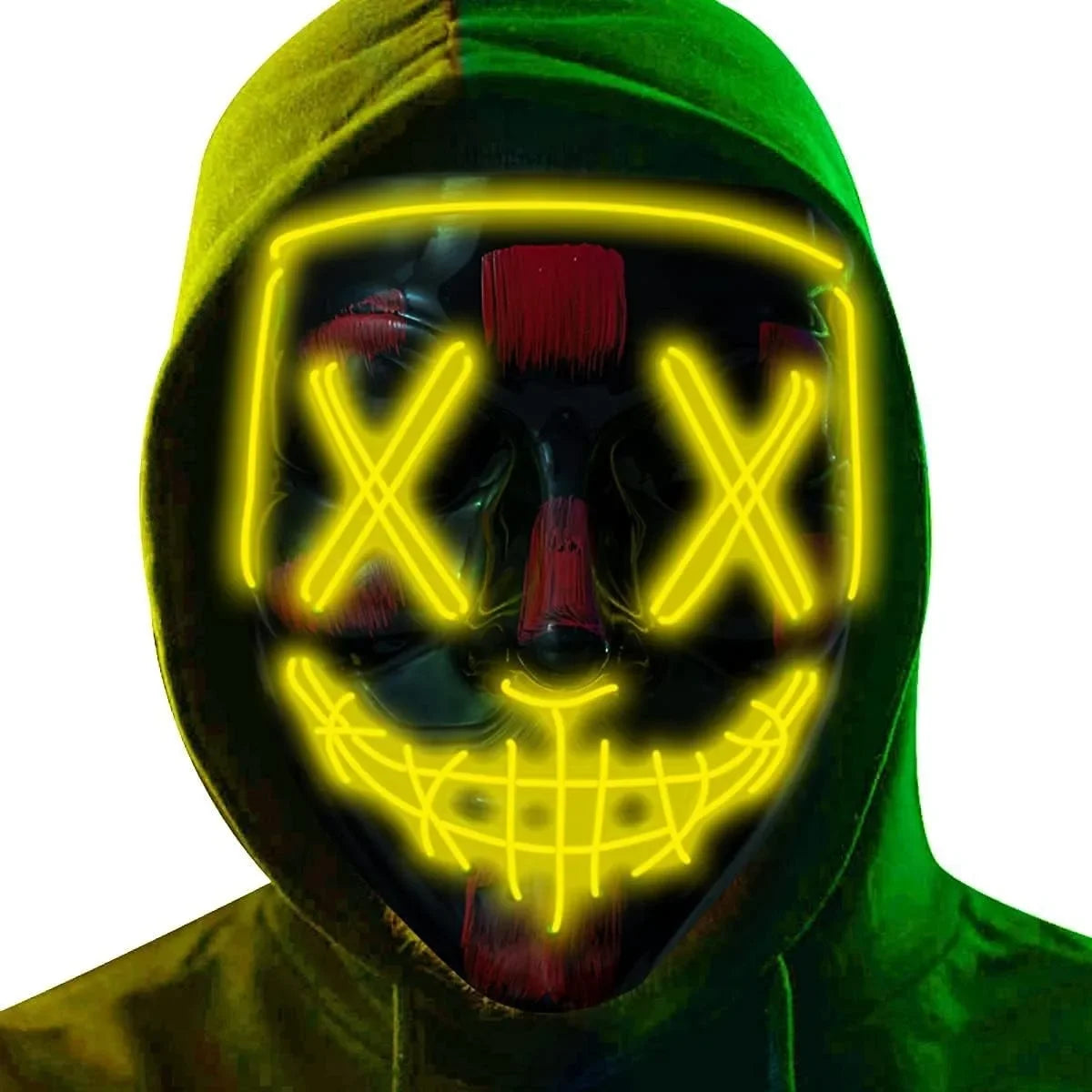 Poptrend Halloween Mask LED Light up
