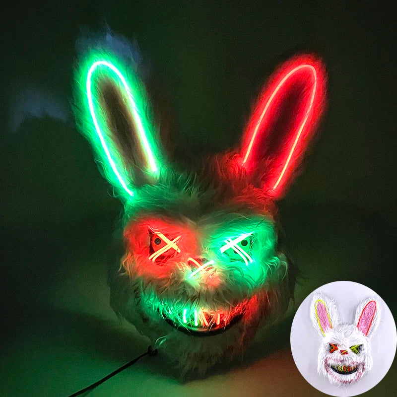 LED Bloody Rabbit Mask