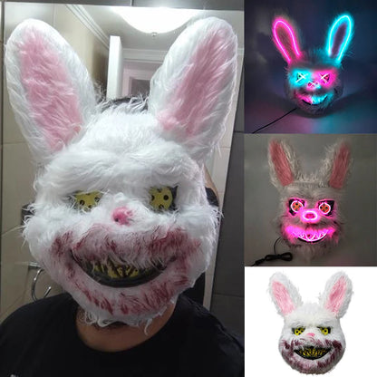 LED Bloody Rabbit Mask
