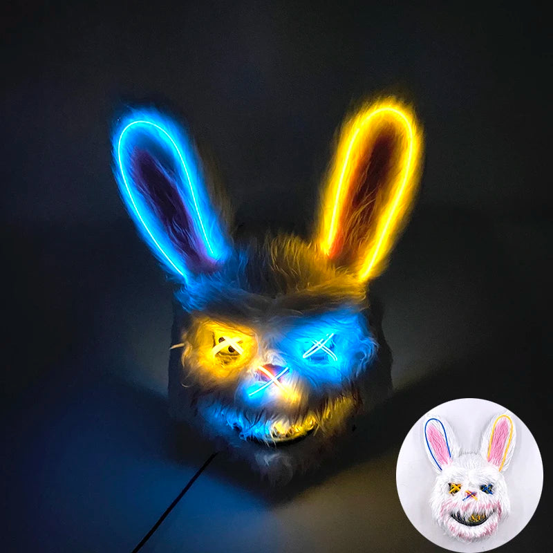 LED Bloody Rabbit Mask