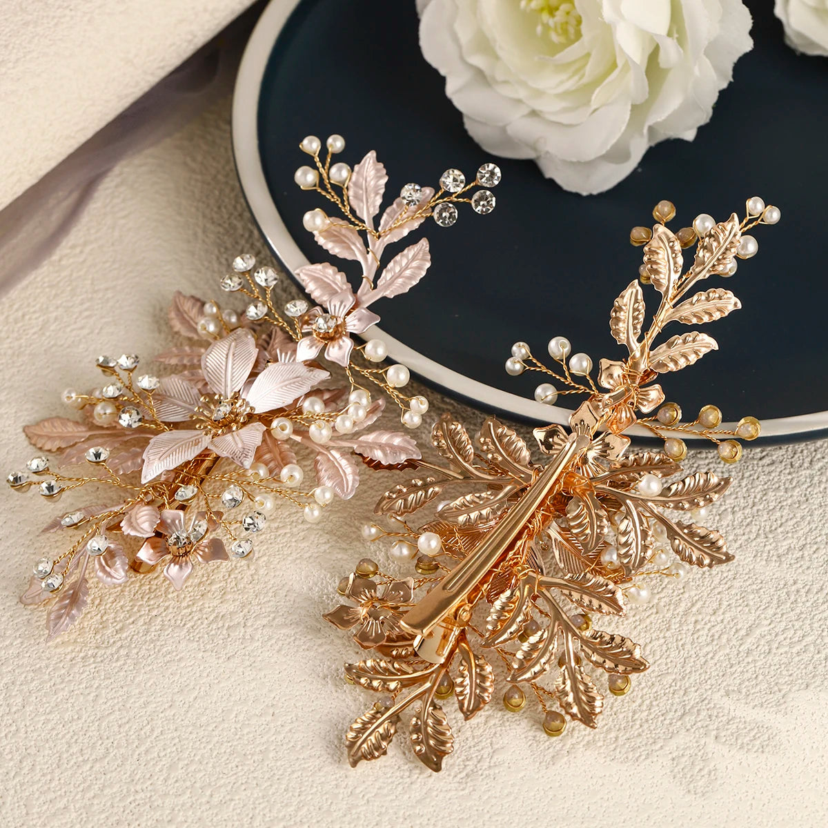 Luxury Flower Claw Hair Clip